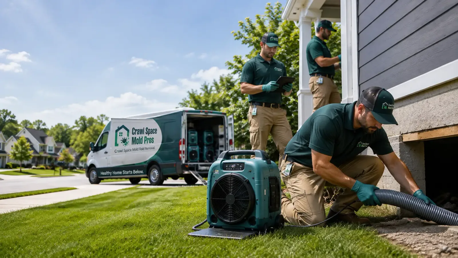 Crawl Space Mold Removal in Rancho Cordova, CA